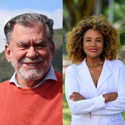 León Valencia in conversation with Mábel Lara