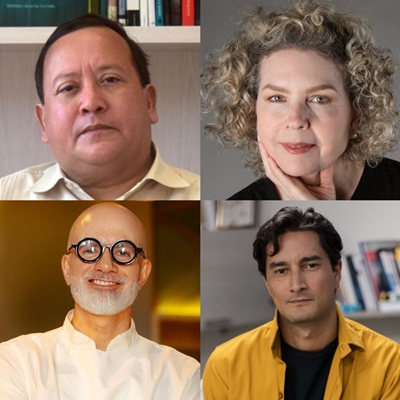 Weildler Guerra, Álex Quessep and Ruby Rumié in conversation with Toni Celia