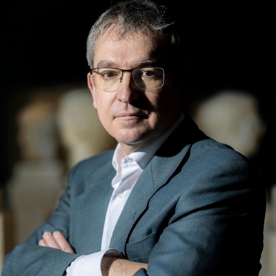 Santiago Posteguillo en conversación con Santiago Silva