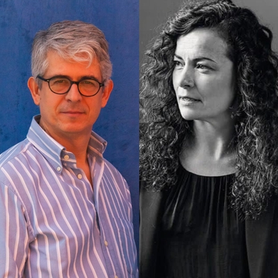 Javier Moreno, Almudena Bernabéu, Érika Rodriguez Pinzón and Ana María Salazar in conversation with Fernando Carrillo