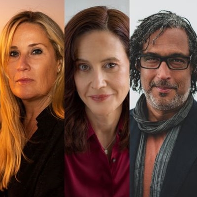 Sarah Churchwell, David Olusoga and Sarah Pearsall