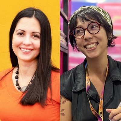 Liliana Colanzi and Hanna Limulja talk to Polly Russell