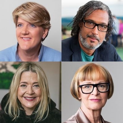 Clare Balding, David Olusoga and Harriet Tyce talk to Philippa Perry
