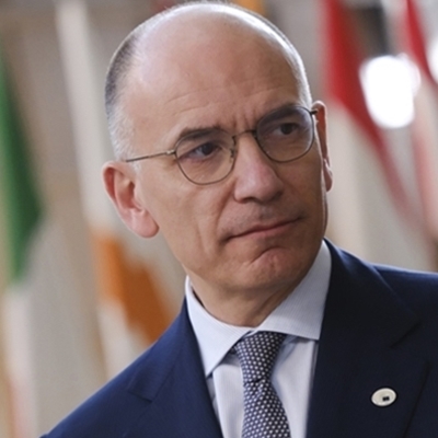 Amparo Moraleda, Enrico Letta in conversation with Frederick Studemann