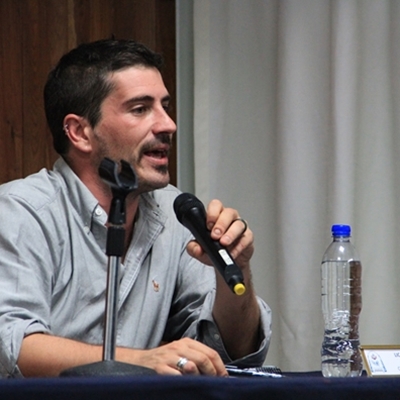 Jacobo García y Sani Ladan en conversación con Erna von der Walde