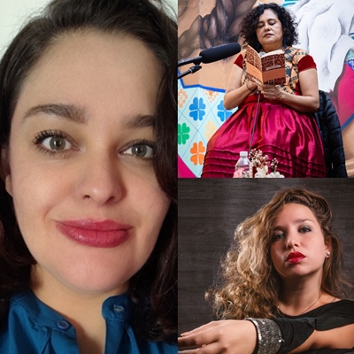 Connie Garrido Sicilia, Natalia Toledo and Elaine Vilar Madruga
