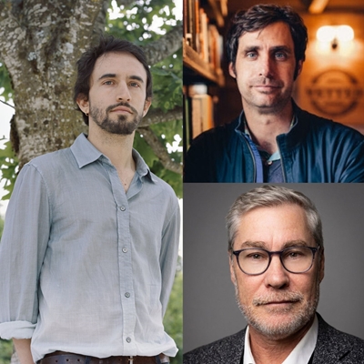 Daniel Saldaña París y Javier Serena en conversación con Javier García del Moral