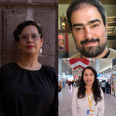 Mara Rahab Bautista López y Gustavo Puerta Leisse en conversación con Melissa Pérez