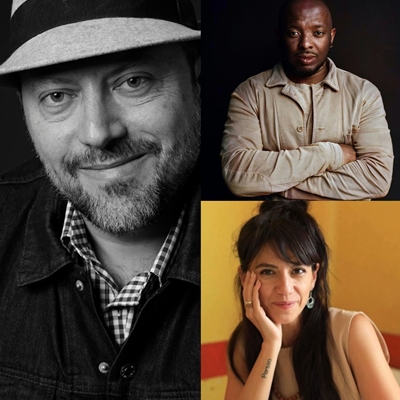 Martín Solares and Nick Makoha in conversation with Gina Jaramillo