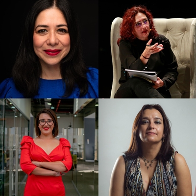 Diana González, Claudia Ivonne Hernández and Isabel Posadas in conversation with Dalia Larisa Juárez Otero