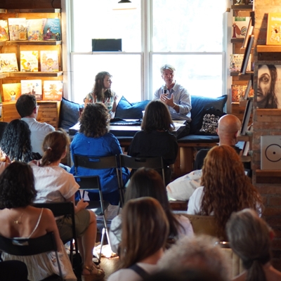Ryan Davis, Cassandra Jenkins, Brett Eugene Ralph and Lee Ranaldo in conversation with Jacob Rubin