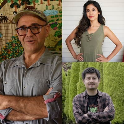 Xabier Díaz de Cerio and Rosa Vásquez Espinoza in conversation with Jorge Malpartida Tabuchi