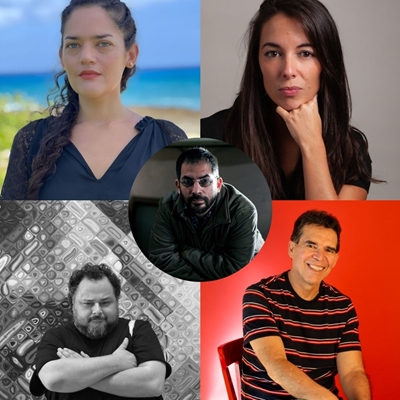 Cristina Bendek, Álvaro Bisama and Edmundo Paz Soldán in conversation with Enrique Planas