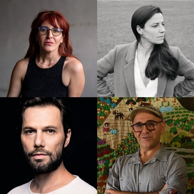 Claudia Apablaza, Cal Flyn and Frank Steinhofer in conversation with Xabier Díaz de Cerio