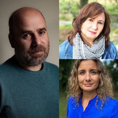 Fietta Jarque and Javier Peña in conversation with Cecilia Barría