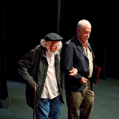 José Adiak Montoya, Ernesto Cardenal, Daniel Mordzinski y Sergio Ramírez en conversación con Raúl Arias Lovillo