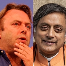 Christopher Hitchens and Shashi Tharoor