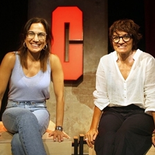 Silvia Abril and Toni Acosta in conversation con Álex Fidalgo