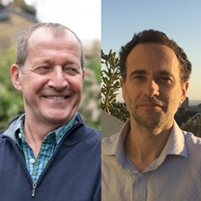 Alastair Campbell and Rafael Behr ​talk to Katie Razzall