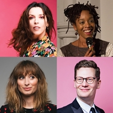 Bridget Christie, Athena Kugblenu, Isy Suttie and Robin Morgan