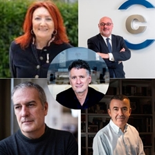 Sheila Cremaschi, Daniel Fernández, Ricard Robles and Lorenzo Silva in conversation with Miquel Molina