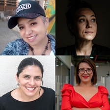 Edith Lendechy García, Zahara Gómez, Bibiana Mendoza y Daniela Rea en conversación con Isabel Posadas