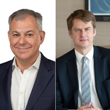 Mayor of Seville, José Luis Sanz, with the Ambassador of the United Kingdom, Hugh Elliott