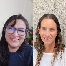 Johseline Perochena Caro y Fiorella Rusca