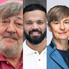 Stephen Fry, Azeem Rafiq and Claire Taylor talk to Adam Rutherford