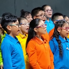 Performance by the Arequipa branch of the Peruvian Children’s Symphony Choir