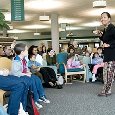 Narración interactiva en vivo y música con Percussion Things