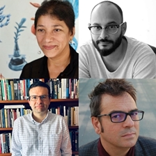 Victoria García, Valentín Ortiz and Tomás Rubio in conversation with Raúl Quinto