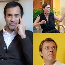 Luis Solano and Pilar Reyes in conversation with Mario Jursich