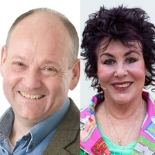 Russell Foster and Ruby Wax