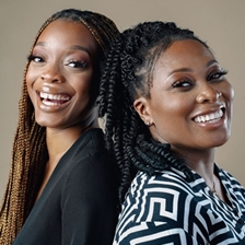 Astrid Madimba and Chinny Ukata