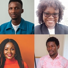 Dennis Mugaa, Sandra Nekh and Joan Thaitah in conversation with Otieno Owino