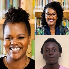 Wanjiru Koinange, Angela Wachuka and Keith Ang'ana in conversation
