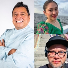 Mardonio Carballo and Alejandra Sasil Sánchez Chan in conversation with Rafael Volta