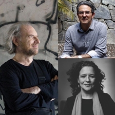 Daniel Mordzinski and Juan Gabriel Vásquez in conversation with Cristina Fuentes La Roche Daniel Mordzinski and Juan Gabriel Vásquez in conversation with Cristina Fuentes La Roche