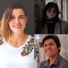 Alexandra Pareja and Olenka Soto Cárdenas in conversation with Ruhuan Huarca Llamoca