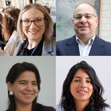 Elise Ann Allen, Pablo Quintanilla and Paola Ugaz in conversation with Camila Osorio