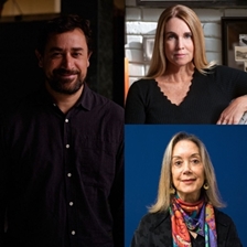 Carlos Caamaño, Sonia Cunliffe, Mafe García and Marisa Mujica in conversation with Jorge Villacorta