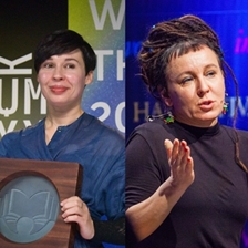 Sofiia Andrukhovych & Olga Tokarczuk with Marcin Gaczkowski