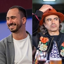 Carlos Fonseca and Oscar Guardiola-Rivera talk to Cristina Fuentes La Roche