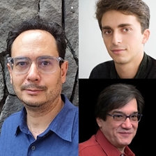 Federico Guzmán and Jordan Salama in conversation with Jaime Abello Banfi