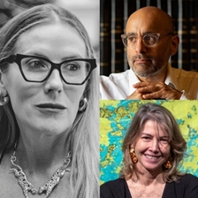 Sara Jaramillo Klinkert and Gustavo Rodríguez in conversation with Catalina Villa