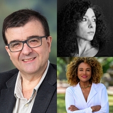 Javier Cercas and Leila Guerriero in conversation with Mábel Lara