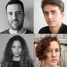 Andrés Bermúdez Liévano, Fernanda Pineda and Jordan Salama in conversation with Andrea Díaz Cardona