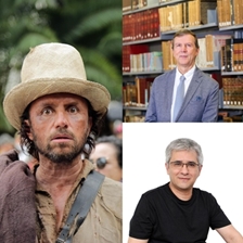 César Betancur ‘Pucheros’ and John Álex Toro in conversation with Juan Luis Mejía