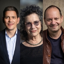David Miliband, Susan Neiman and Philippe Sands talk to Misha Glenny